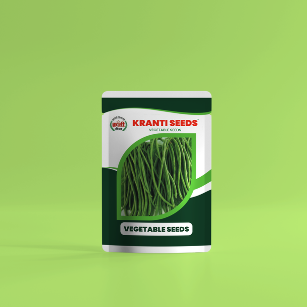 Krantiseeds Cowpea | Premium Cowpea Seeds | 5g Pack | 75% Germination | 98% Purity | High-Yielding & Disease-Resistant Variety | Ideal for Farmers & Gardeners