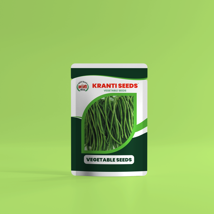 Krantiseeds Cowpea | Premium Cowpea Seeds | 5g Pack | 75% Germination | 98% Purity | High-Yielding & Disease-Resistant Variety | Ideal for Farmers & Gardeners