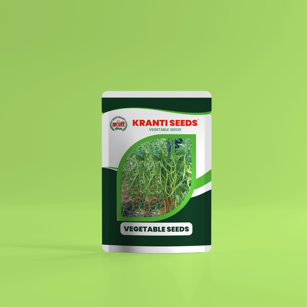 Kranti Tej Chilli Seeds | 98% Genetic Purity | 3g Pack | Fast Germination | High Yield | Home & Commercial Farming | Quality Vegetable Seeds