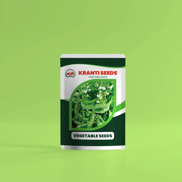 Kranti Sadabhar Beans (Wal) Seeds | 98% Purity | 5g Pack | Fast Germination | High Yield | Home & Commercial Farming | Quality Vegetable Seeds
