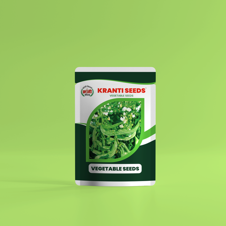 Kranti Sadabhar Beans (Wal) Seeds | 98% Purity | 5g Pack | Fast Germination | High Yield | Home & Commercial Farming | Quality Vegetable Seeds